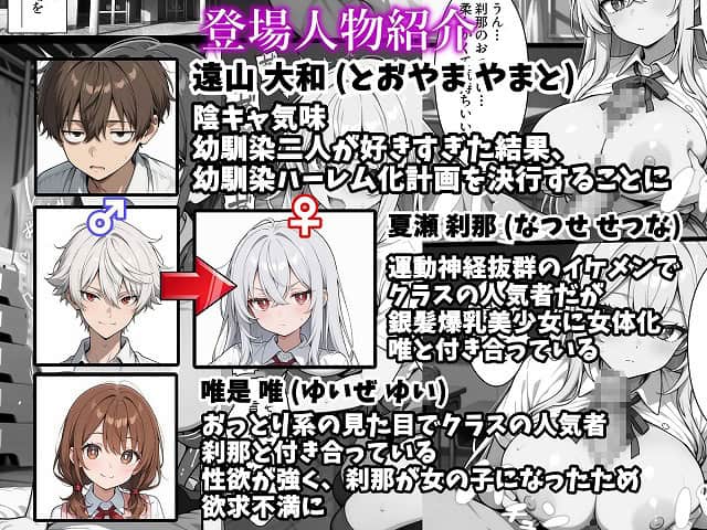 【幼馴染をTSさせたので彼女共々堕とす話】あ の続きが気になる同人誌サンプル (No.9)